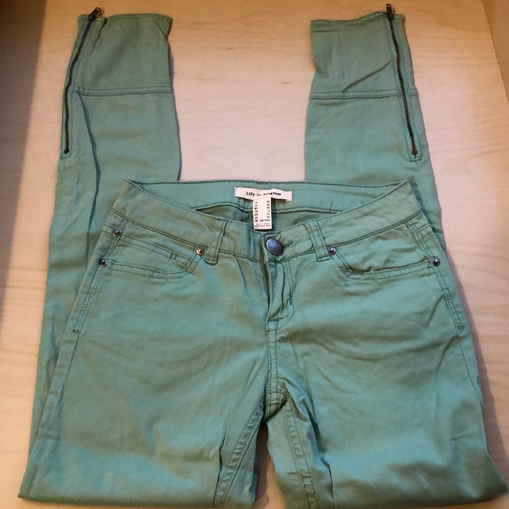 Mint Green Skinny Jeans